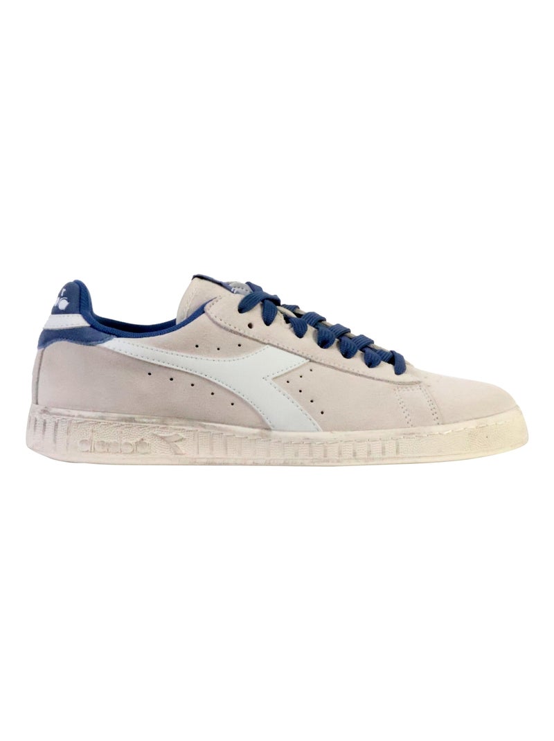Basket Cuir Diadora Game L Low Suede Waxed Blanc - Kiabi