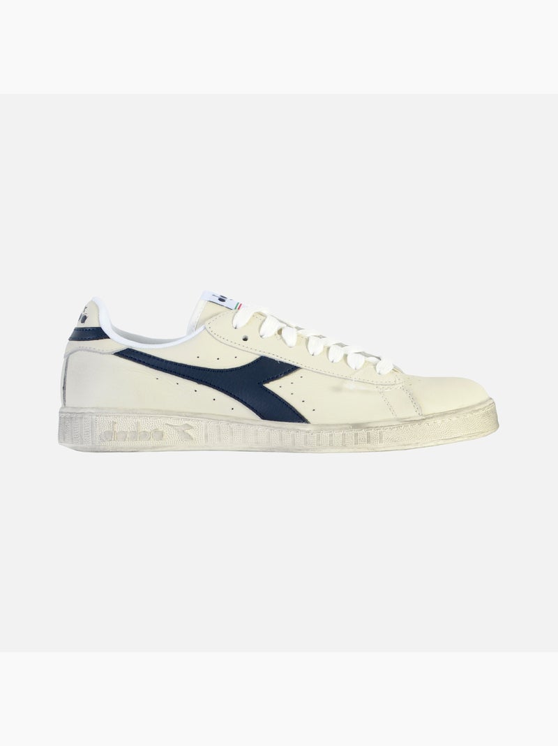 Basket Cuir Diadora Game L Low Waxed Blanc - Kiabi