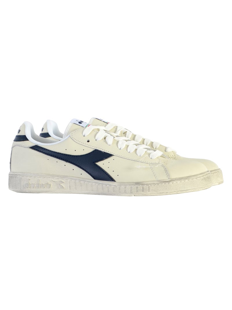 Basket Cuir Diadora Game L Low Waxed Blanc - Kiabi