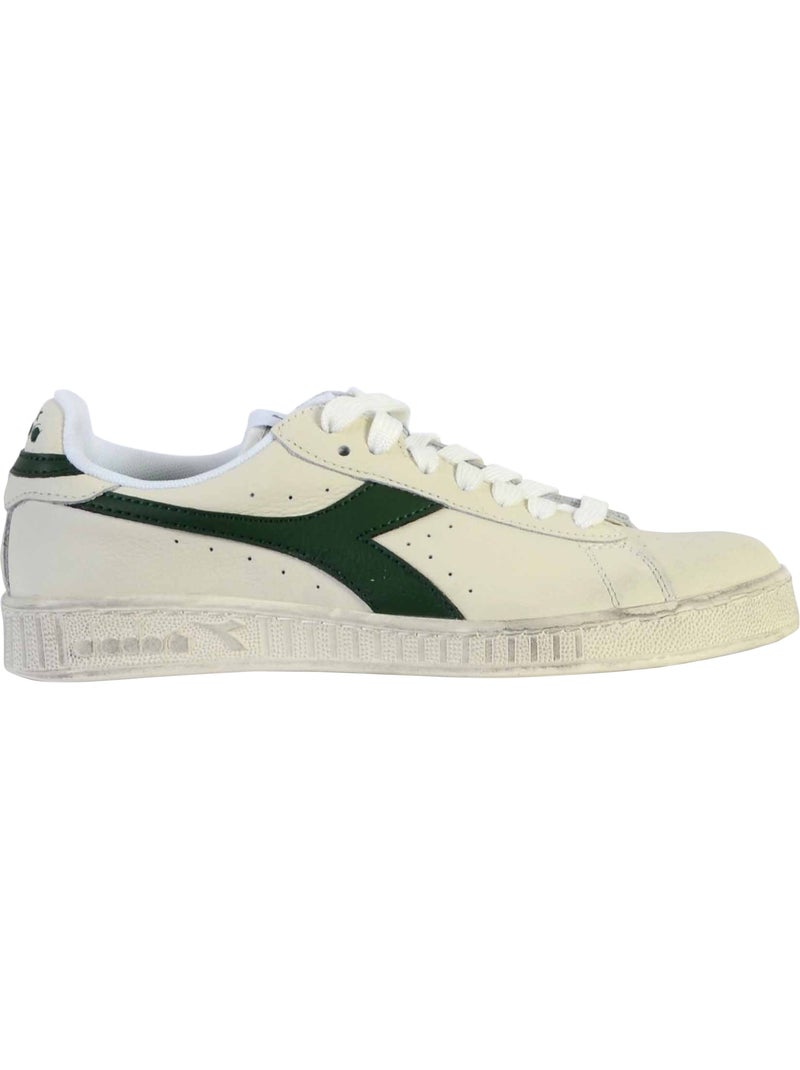 Basket Cuir Diadora Game L Low Waxed Unisex Blanc - Kiabi