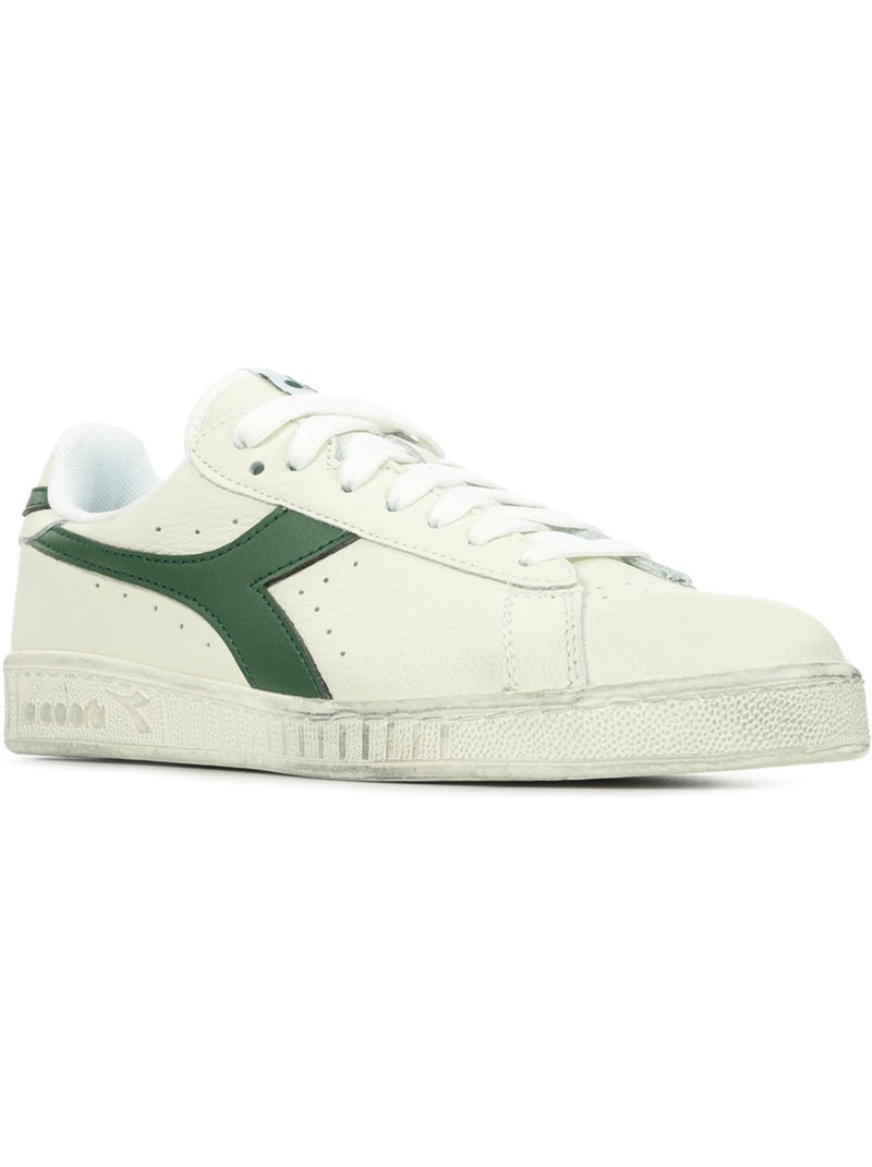 Basket Cuir Diadora Game Low Waxed Blanc - Kiabi