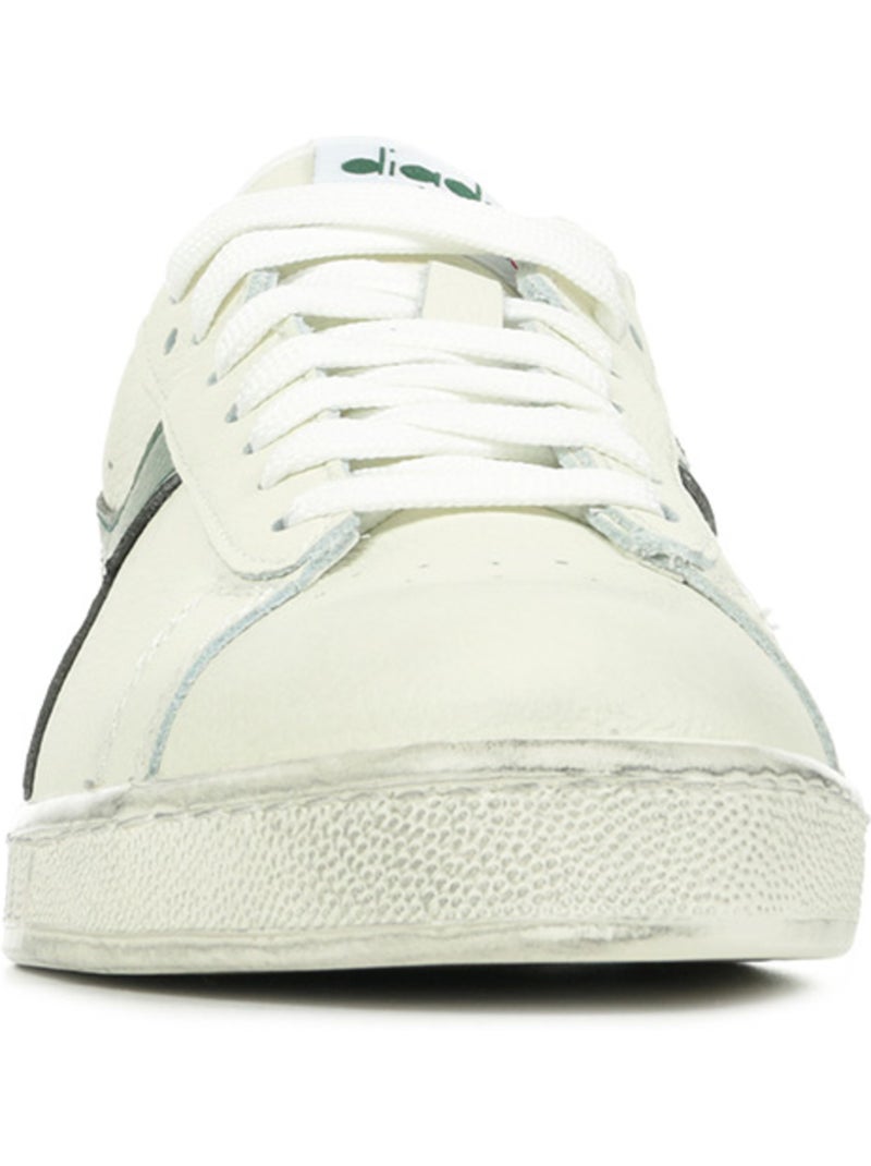 Basket Cuir Diadora Game Low Waxed Blanc - Kiabi