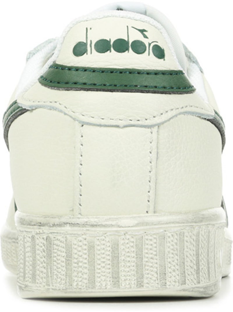 Basket Cuir Diadora Game Low Waxed Blanc - Kiabi