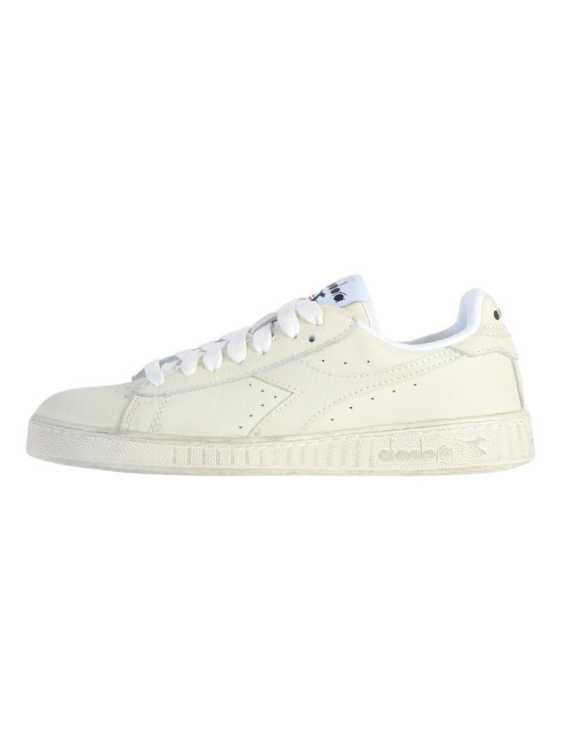 Basket Cuir Diadora Game Low Waxed Blanc - Kiabi