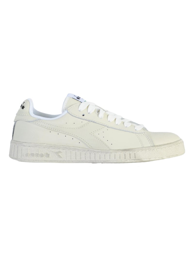 Basket Cuir Diadora Game Low Waxed Blanc - Kiabi