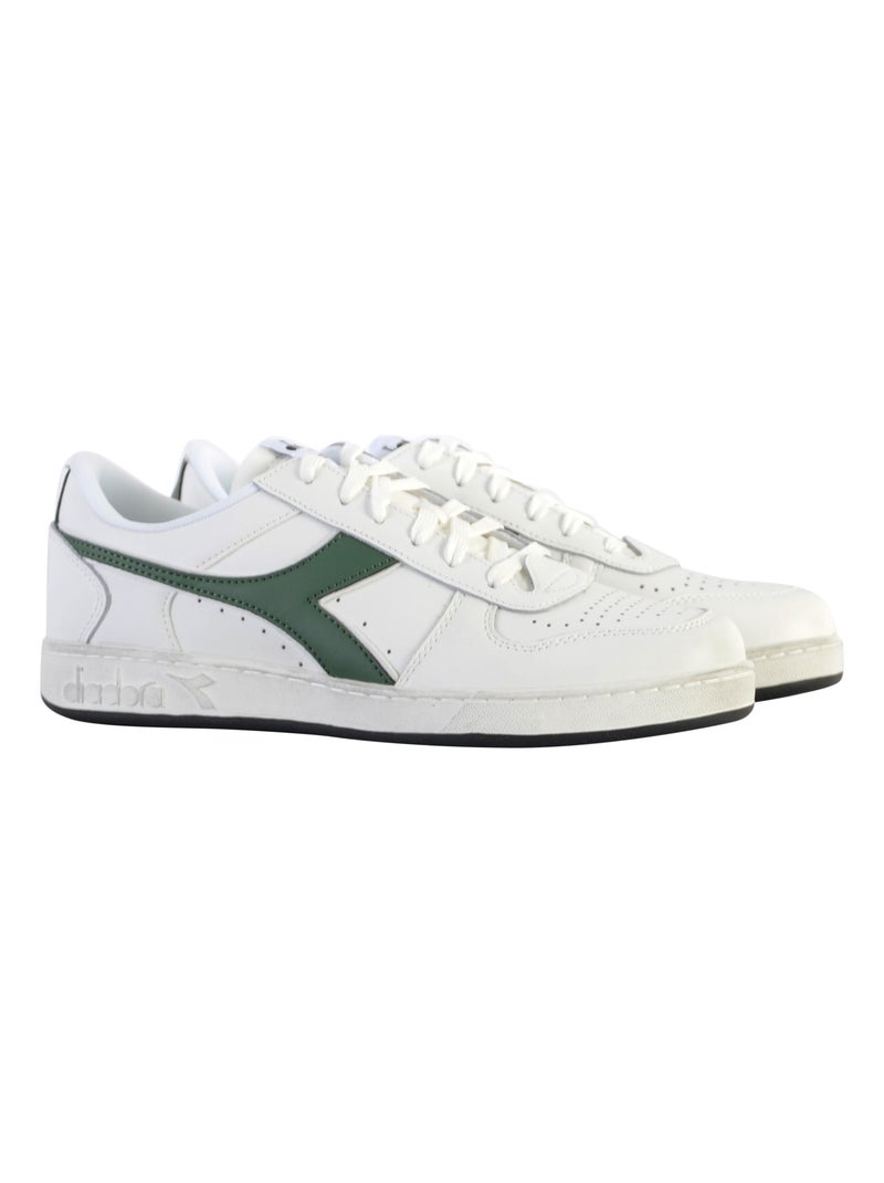Basket Cuir Diadora Magic Low Icona Blanc - Kiabi