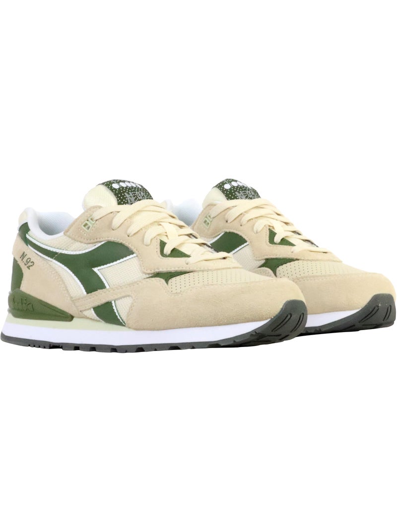 Basket Cuir Diadora N.92 Advance Beige - Kiabi