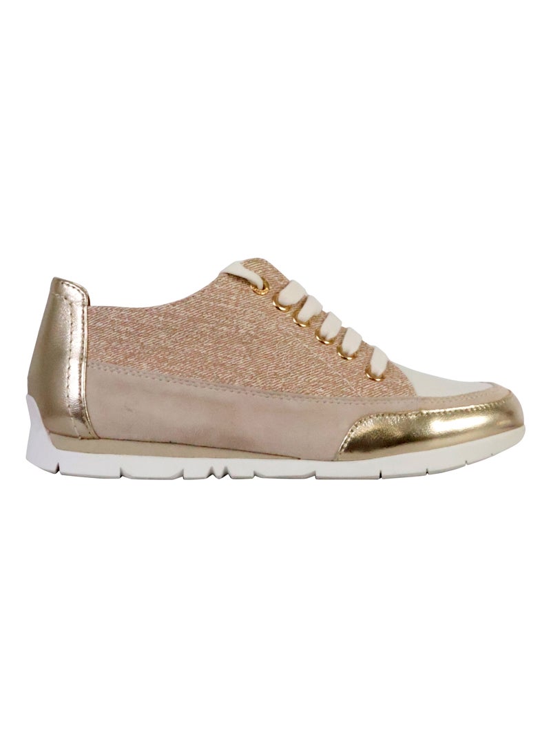 Basket Cuir Emilie Karston Camina Beige - Kiabi
