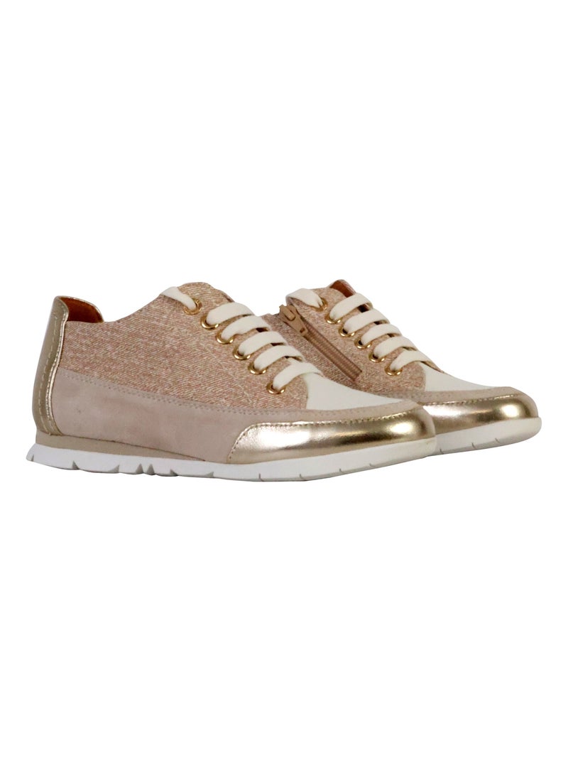 Basket Cuir Emilie Karston Camina Beige - Kiabi