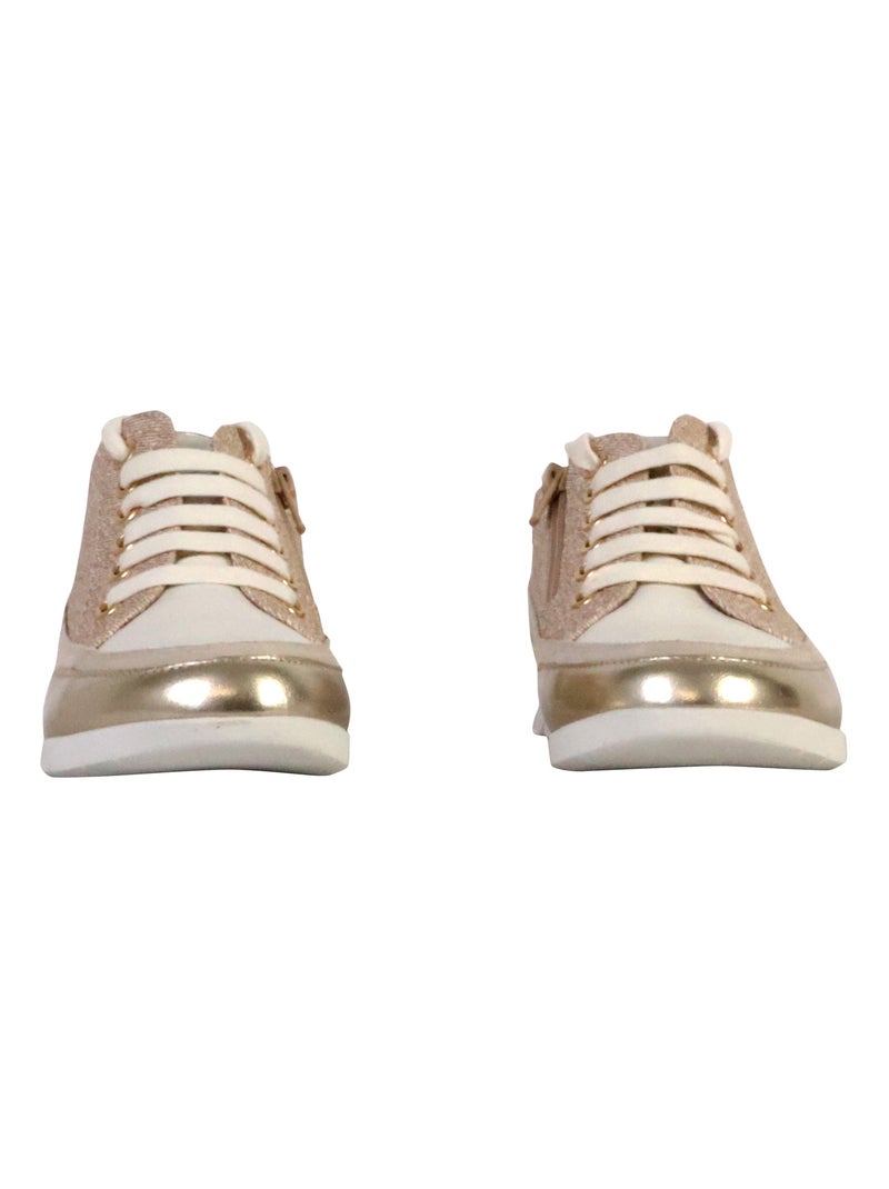 Basket Cuir Emilie Karston Camina Beige - Kiabi