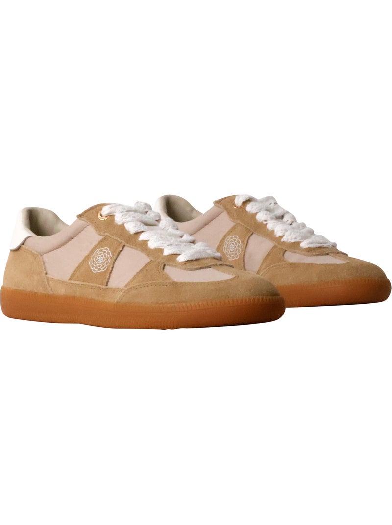 Basket Cuir Emilie Karston Cherry Beige - Kiabi