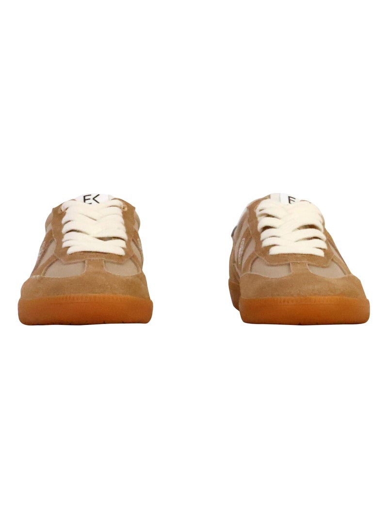 Basket Cuir Emilie Karston Cherry Marron - Kiabi