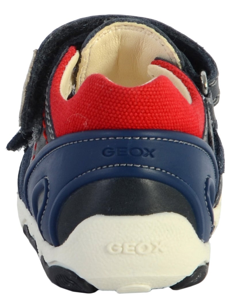 Basket Cuir Enfant Balu Bleu - Kiabi