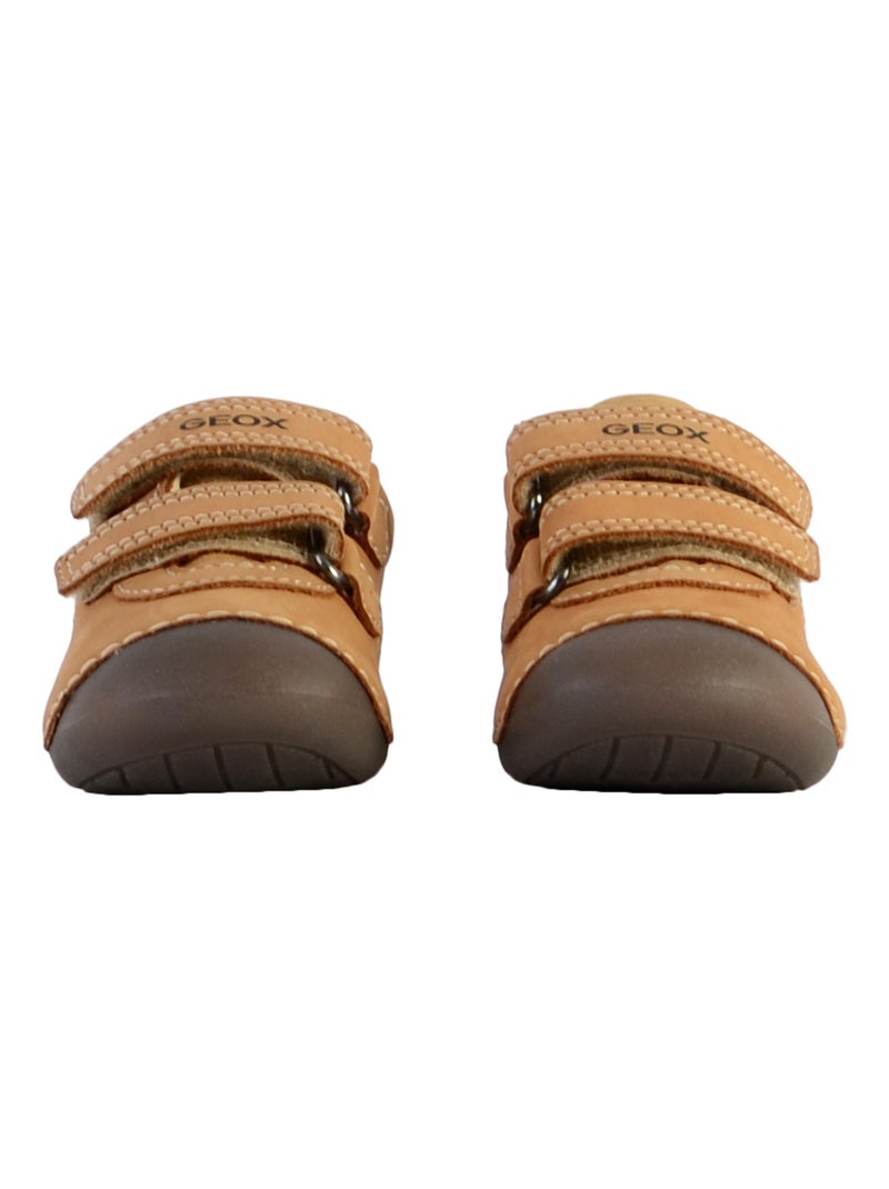 Basket Cuir Enfant Geox B Tutim Beige - Kiabi