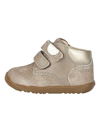 Basket Cuir Enfant Geox Macchia