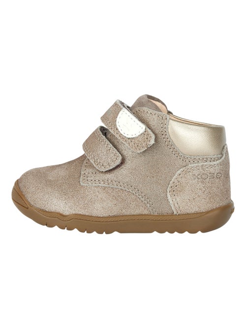 Basket Cuir Enfant Geox Macchia - Kiabi Basket Cuir Enfant Geox Macchia - Kiabi