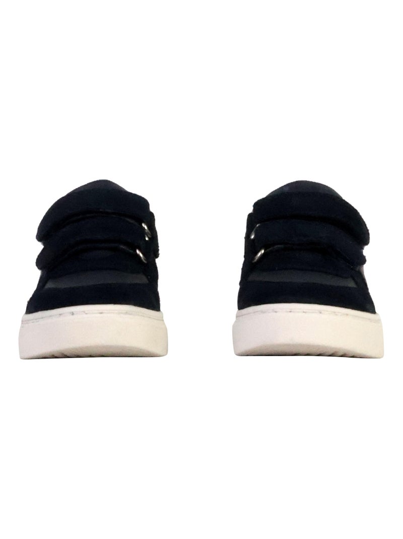 Basket Cuir Enfant Geox Nashik Bleu - Kiabi