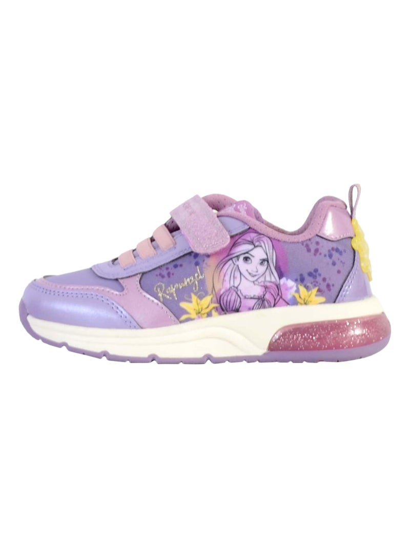 Basket Cuir Enfant Geox Spaceclub Rose - Kiabi