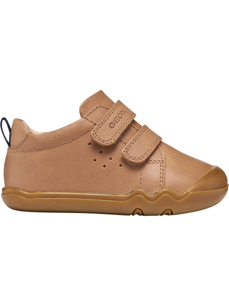 Basket cuir enfant geox steppieup Marron - Kiabi