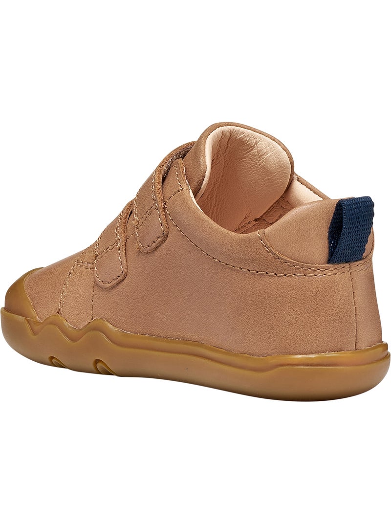 Basket cuir enfant geox steppieup Marron - Kiabi