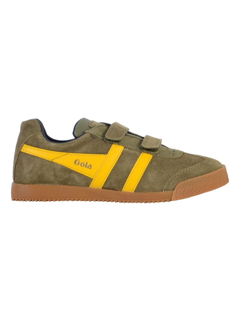 Basket Cuir Enfant Gola Barrier Strap Kaki - Kiabi