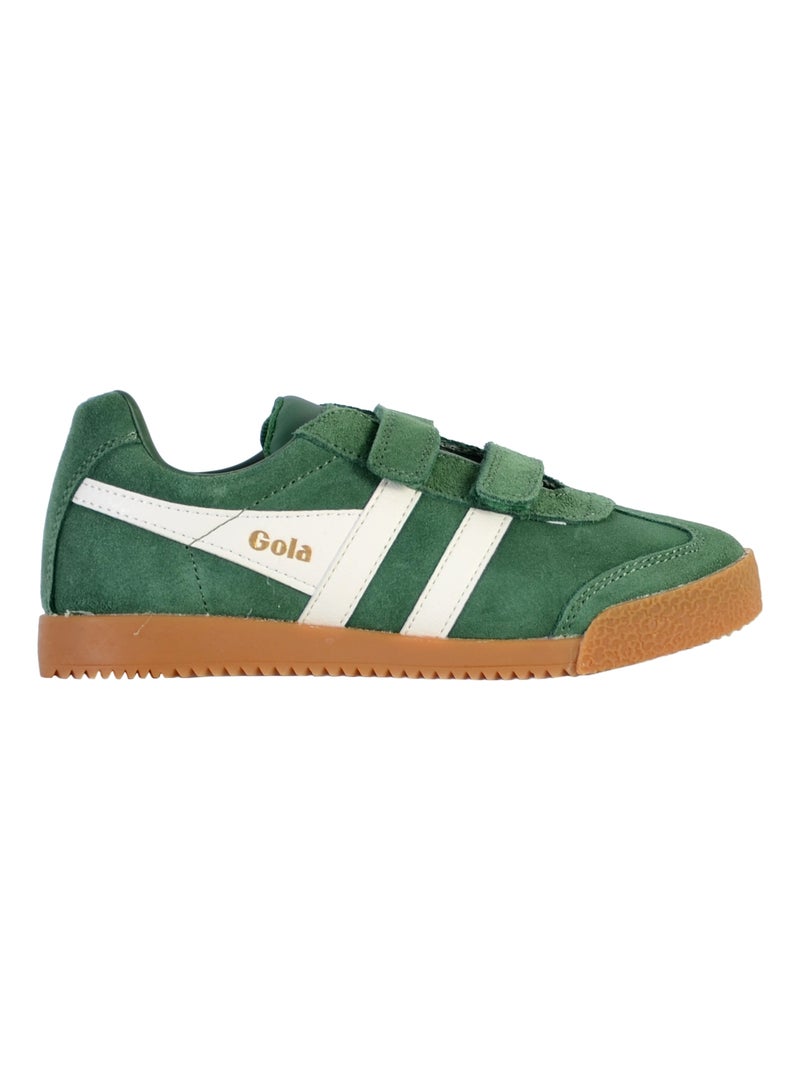 Basket Cuir Enfant Gola Barrier Strap Vert - Kiabi