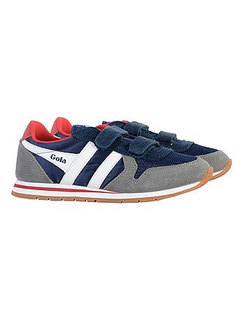 Basket Cuir Enfant Gola Daytona Quad Strap