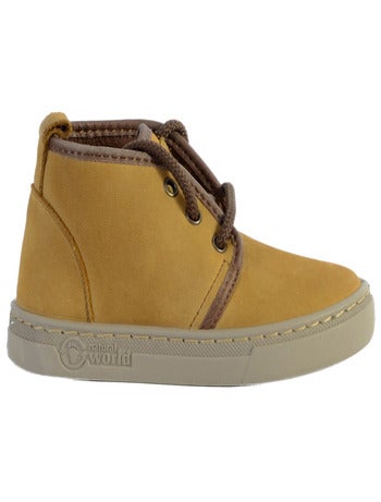 Basket Cuir Enfant Natural World Safari On Nappa
