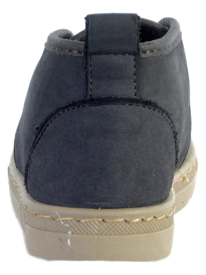 Basket Cuir Enfant Natural World Safari On Nappa Noir - Kiabi