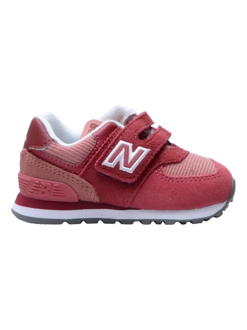 Basket Cuir Enfant New Balance 574 21à27,5 Rouge - Kiabi