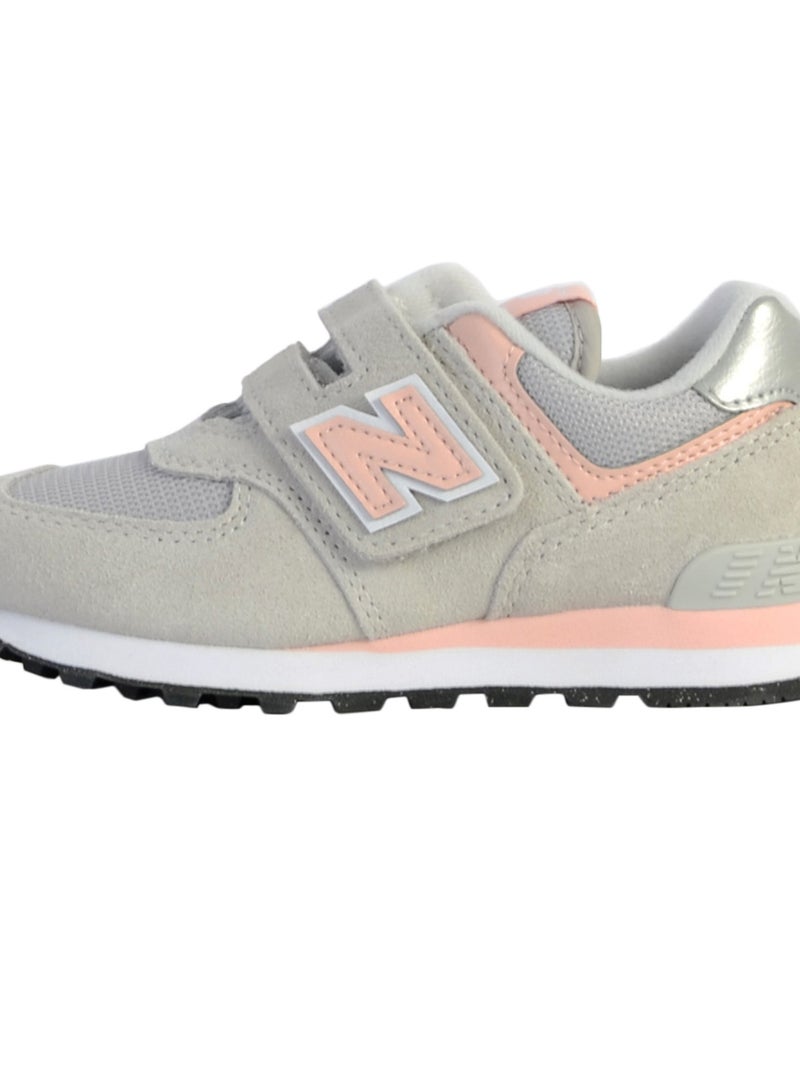 Basket Cuir Enfant New Balance 574 28à35 Pv574 Gris - Kiabi