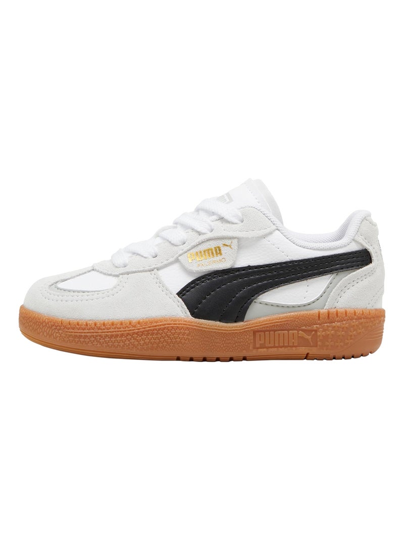 Basket Cuir Enfant Puma Palermo Moda PS Blanc - Kiabi