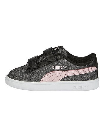 Basket Cuir Enfant Puma Smash V2 Glitz