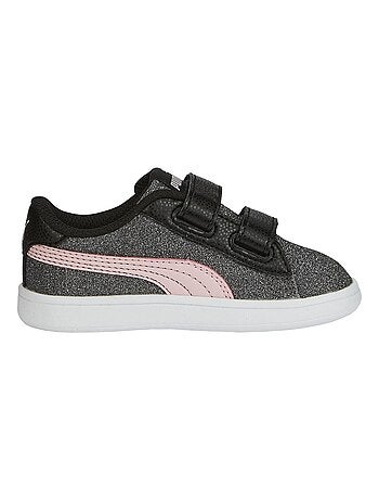 Basket Cuir Enfant Puma Smash V2 Glitz