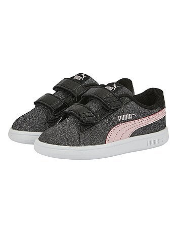 Basket Cuir Enfant Puma Smash V2 Glitz
