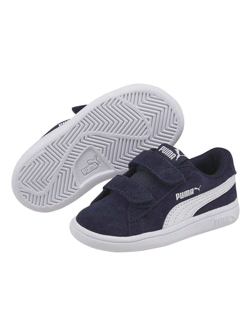 Basket Cuir Enfant Puma Smash V2 SD Bleu - Kiabi