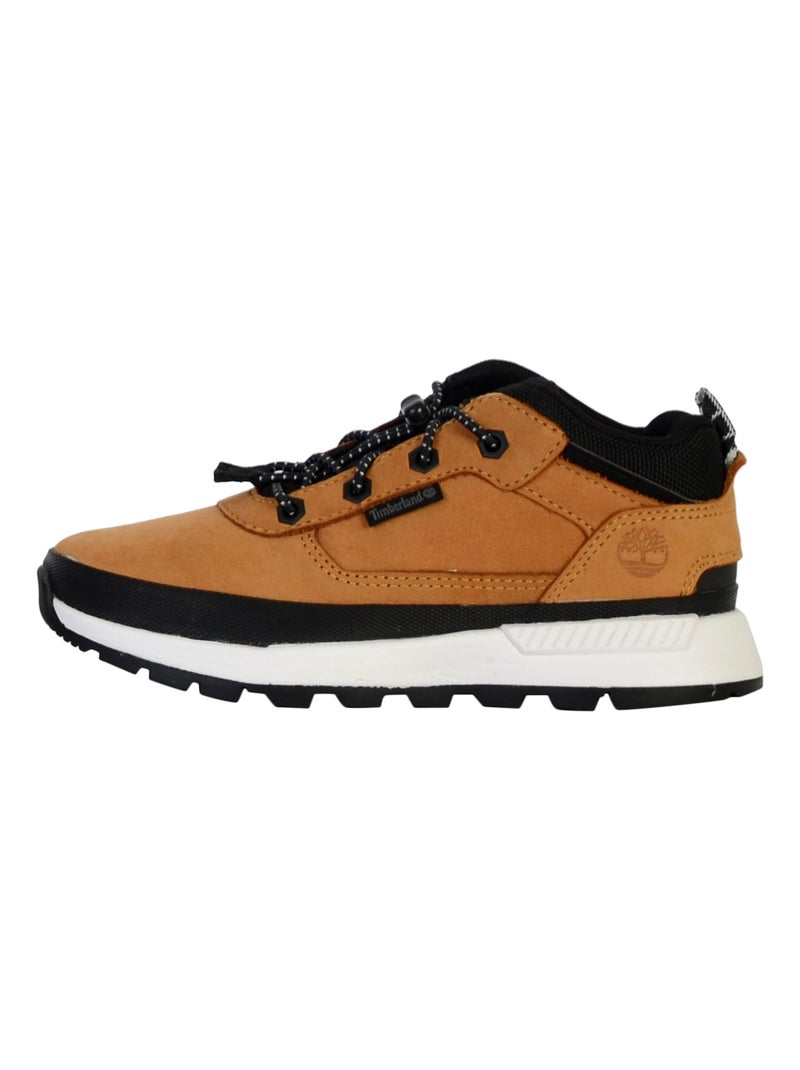 Basket Cuir Enfant Timberland Field Trekker Beige - Kiabi