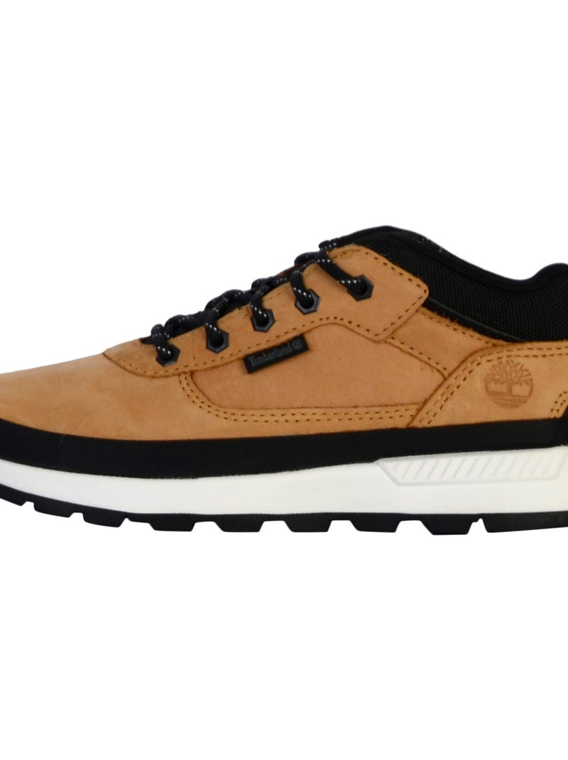 Basket Cuir Enfant Timberland Field Trekker Beige - Kiabi