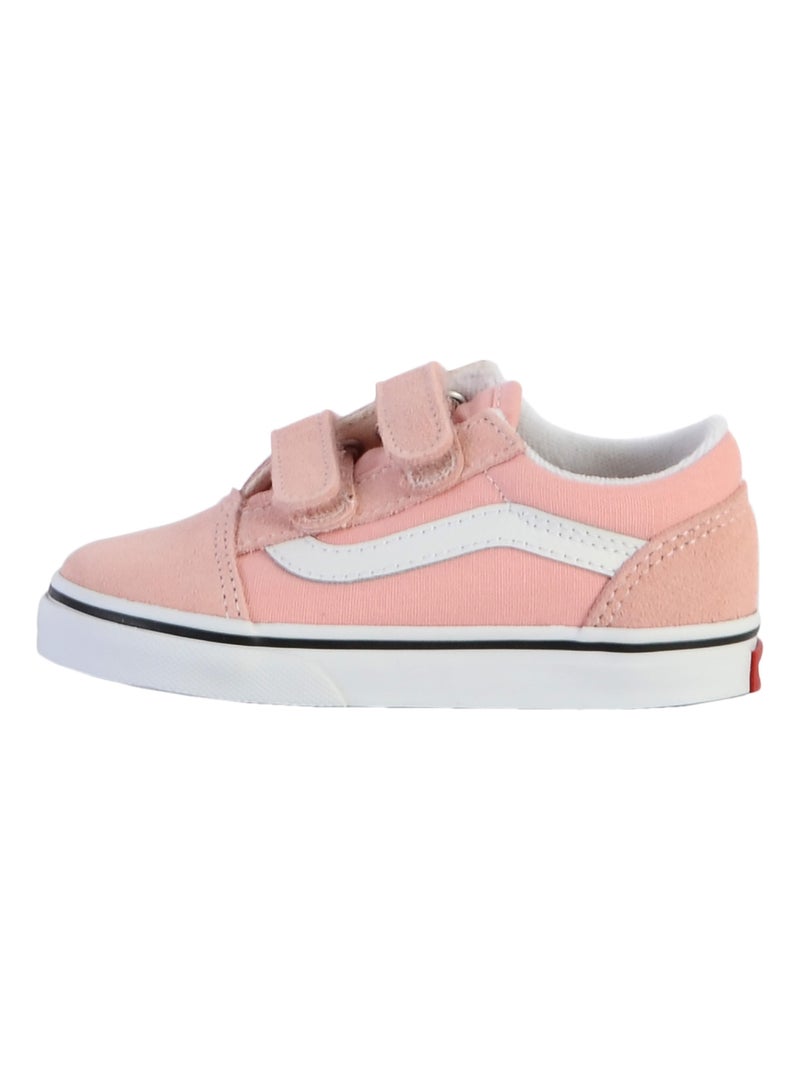 Basket Cuir Enfant Vans Old Skool V Rose - Kiabi