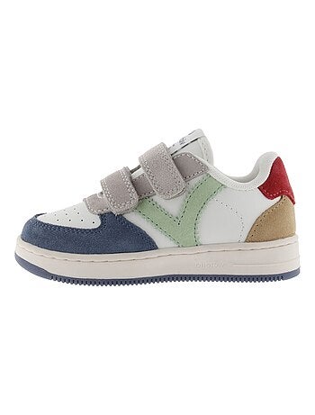 Basket Cuir Enfant Victoria