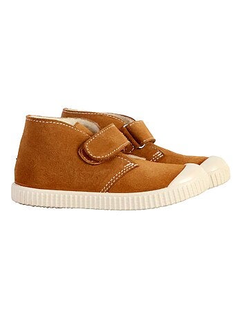 Basket Cuir Enfant Victoria