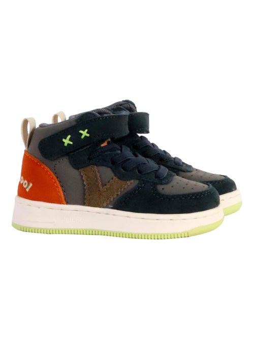 Basket Cuir Enfant Victoria - Kiabi