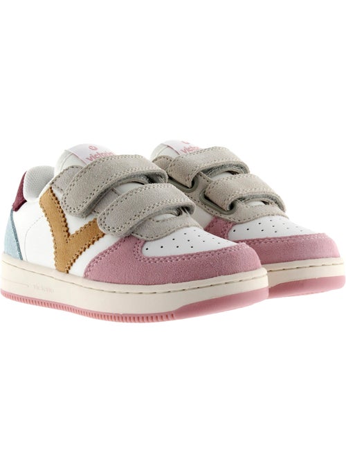 Basket Cuir Enfant Victoria - Kiabi