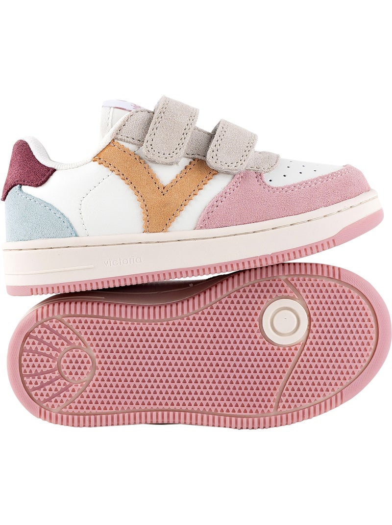 Basket Cuir Enfant Victoria Rose - Kiabi