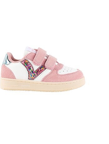 Basket Cuir Enfant Victoria