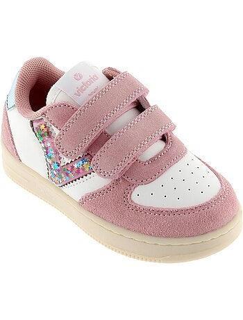 Basket Cuir Enfant Victoria
