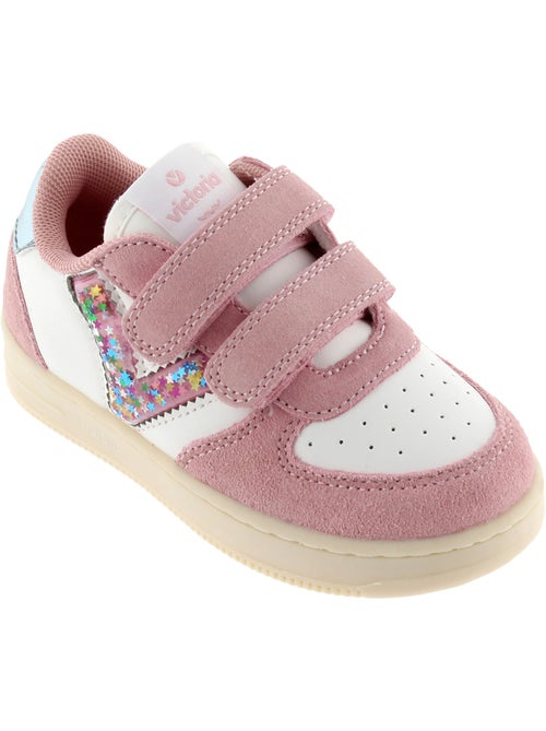 Basket Cuir Enfant Victoria - Kiabi