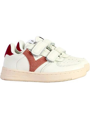 Basket Cuir Enfant Victoria