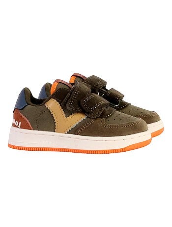 Basket Cuir Enfant Victoria