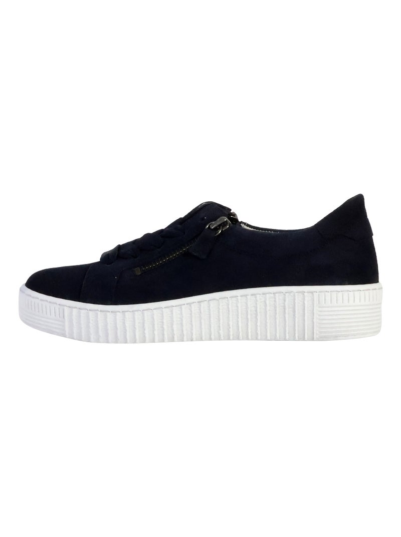 Basket Cuir Gabor Atlantik Bleu marine - Kiabi